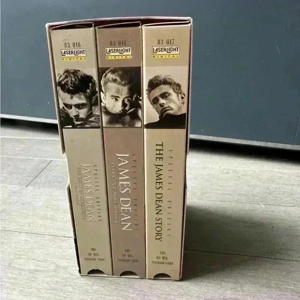 The James Dean Collection (VHS, 1998, 3-Tape Set)